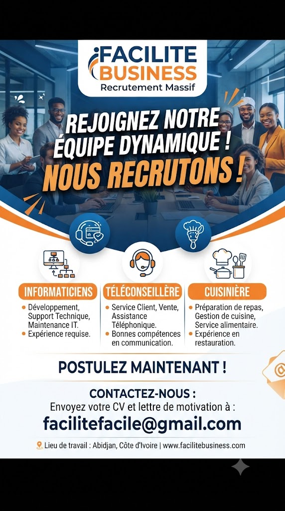Affiche de recrutement
